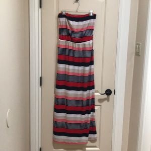 Strapless summer dress